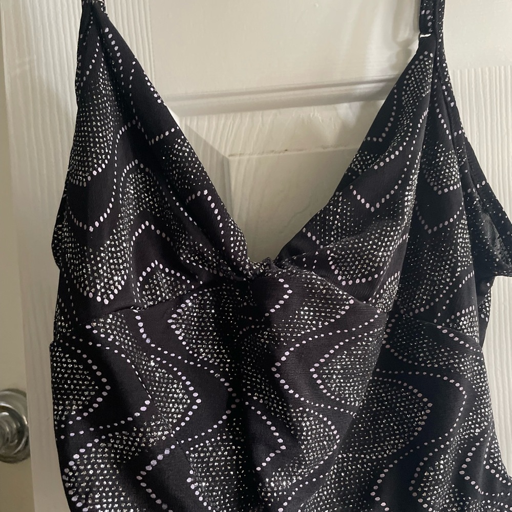 Glitter party crop top